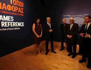 Στα εγκαίνια της έκθεσης «Τόποι αναφοράς» ο Πρ. Παυλόπουλος